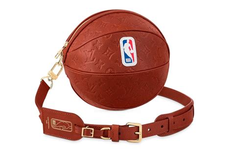 louis vuitton x nba ball in basket bag